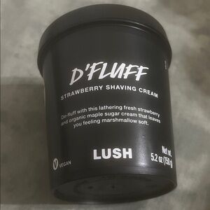 LUSH NEW D'Fluff Strawberry Shaving Cr-eam 5.2oz EXP 7/27